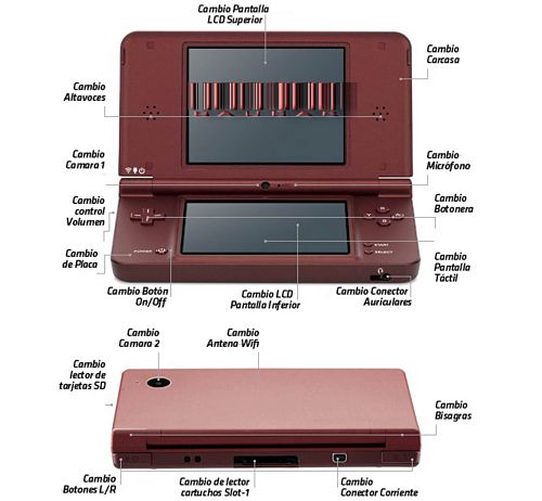 Reparación Nintendo DS y 3DS Getafe Madrid reparacion Consola Nintendo