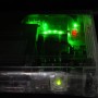 Tunning consola XBOX transparente + verde Getafe
