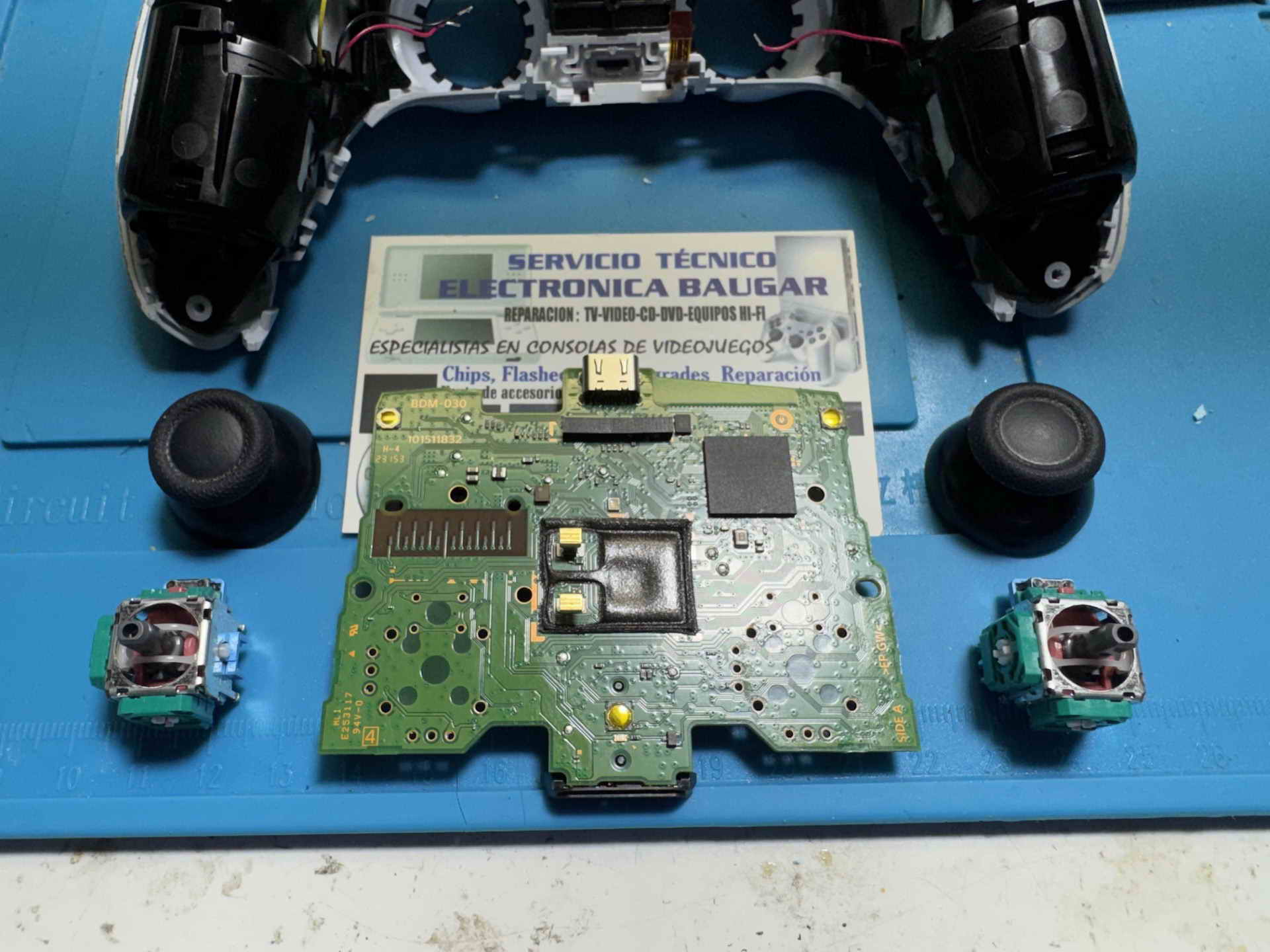 Reparación electrónica de placa de mando PlayStation